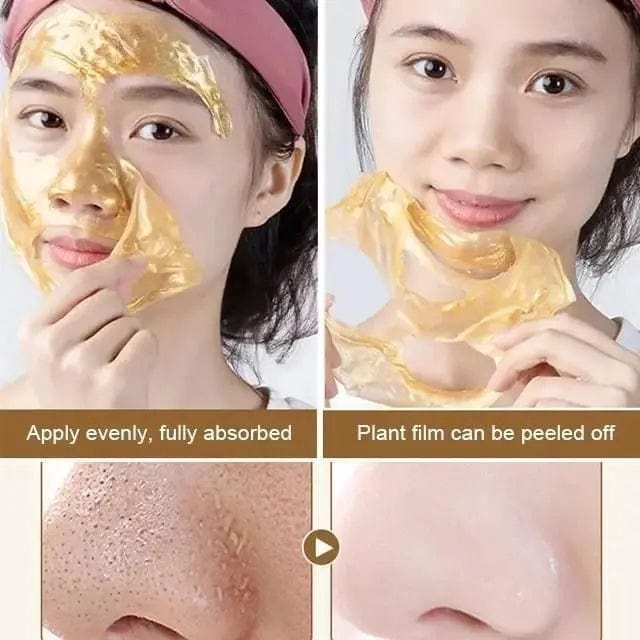 Glowzio™ Magical Gold Peel Mask (Pack of 2)