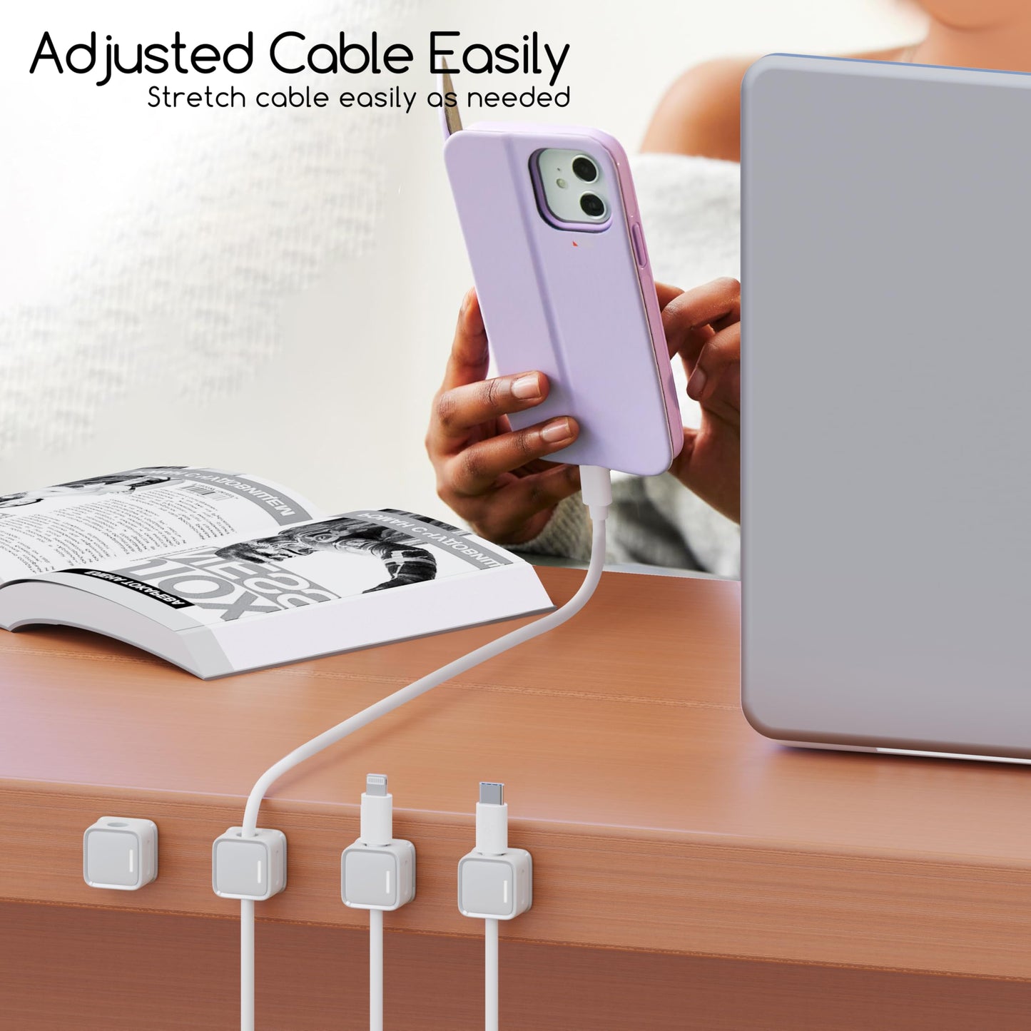 Magnetic Cable Clip (8 pcs)